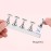 Etercycle Nail Stand Acrylic Nail Art Display Stand Practice Nail Holder for Painting Nails Magnetic Practice Stands with Double-sided Tape For DIY Salon Supplies (Silver)
