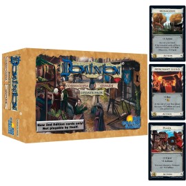 Rio Grande Games: Dominion Cornucopia & Guilds - Update Pack - New 2nd Edition Cards Only, Expansion Pack to Update 1st Edition to 2nd Edition