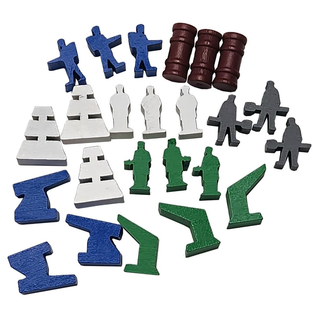 Rio Grande Games: Shipyard Wooden Parts - Expansion Accessory, 192 Small Parts to Add to Your Shipyard Base Game Rio Grande Games: Shipyard Wooden Parts - Expansion Accessory, 192 Small Parts to Add to Your Shipyard Base Game