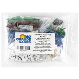 Rio Grande Games: Shipyard Wooden Parts - Expansion Accessory, 192 Small Parts to Add to Your Shipyard Base Game Rio Grande Games: Shipyard Wooden Parts - Expansion Accessory, 192 Small Parts to Add to Your Shipyard Base Game