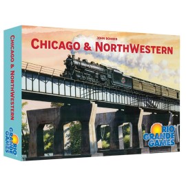 Rio Grande Games: Chicago & Northwestern - Strategic Train Board Game, Build & Invest in Railroads in The Late 1800\'s, Age 14+, 3-5 Players, 30-60 Min Rio Grande Games: Chicago & Northwestern - Strategic Train Board Game, Build & Invest in Railroads in The Late 1800\'s, Age 14+, 3-5 Players, 30-60 Min