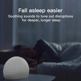 Housbay Sunrise Alarm Clock, White Noise Sound Machine, Cozy Light, Nature Sounds, Dimmable Clock, Gentle Wake Up, Regular Sleep-Wake Routine, Phone-Free Bedroom