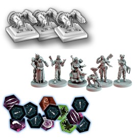 Rebel Studio Nemesis Aftermath Board Game - Epilogue Mode Play, 5 New Characters, Added Traits & Shuttle Board, Cooperative Strategy Game for Adults, Ages 14+, 1-5 Players, 45-60 Min Playtime