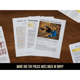 Cold Case Cames - The Man on The Field - an Authentic Murder Mystery Game