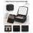 Chomeiu Makeup Bag with LED Mirror, Travel Makeup Case for Women and Makeup Artists Cosmetic Organizer Large Make Up Bags with Light Up Mirror, 3 Color Lights, Adjustable Dividers and Brush Holder