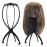 obeoby Wig Stand, Portable Wig Holder Wig Head Stand for All Wigs Travel Wig Hair Stylist Gifts for Women(black (2 pack))