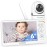 HelloBaby Baby Monitor with 6 World First IPS Screen 30-Hrs Battery, Remote Pan/Tilt/Zoom Camera, No WiFi Video Baby Monitor Camera and Audio, ECO, VOX, 2-Way Talk, Night Vision, 1000ft, Portable