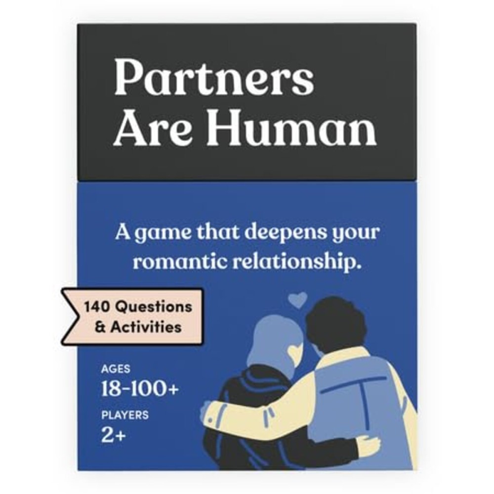Partners are Human | 140 Conversation Cards to Help Deepen Romantic Relationships | Card Game for Bonding & Communication | Therapy for Adults Partners are Human | 140 Conversation Cards to Help Deepen Romantic Relationships | Card Game for Bonding & Communication | Therapy for Adults