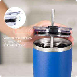 Prurex 20oz Tumbler Lids,Replacement Lid for 20 oz Yeti Tumbler,Old Style Rtic and More,2 Pack Spill-proof Lids,Covers for 20 Ounce Tumbler,Cup (Black 2pack)