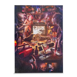 Monster Mayhem 1000-Piece Jigsaw Puzzle by Rachid Lotf | Fun Brain Teaser, Toys & Games | 28 x 20 Inches