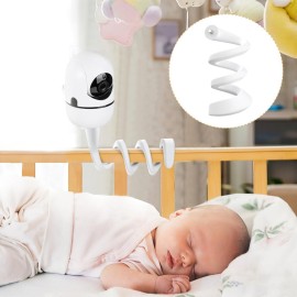 Baby Monitor Mount for HelloBaby HB6550/HB65/HB6339/HB66/HB6550Pro, Baby Ganibs, Bonoch, Blemil, ANMEATE SM935E, Baby Monitor Holder with 16.5inch, Attach to Baby Crib, Without Tools or No Drill