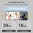 HelloBaby 4.3\'\' Video Baby Monitor with 30 Hours Battery, Remote Pan-Tilt-Zoom Baby Monitor No WiFi, Baby Monitor with Camera and Audio, Night Vision, ECO Mode, Two-way Talk, 8 Lullabies, 1000ft Range