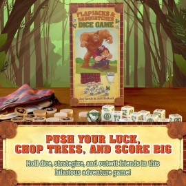 Prolific Games Flapjacks & Sasquatches Lumberjack Dice Game - Quick-Playing in a Zippered Travel Pouch - Great for Camping & Car Trips - Adults, Teens, and Kids - 2 to 6 Players - Ages 8+ Prolific Games Flapjacks & Sasquatches Lumberjack Dice Game - Quick-Playing in a Zippered Travel Pouch - Great for Camping & Car Trips - Adults, Teens, and Kids - 2 to 6 Players - Ages 8+