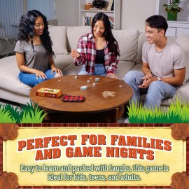Prolific Games Flapjacks & Sasquatches Lumberjack Dice Game - Quick-Playing in a Zippered Travel Pouch - Great for Camping & Car Trips - Adults, Teens, and Kids - 2 to 6 Players - Ages 8+ Prolific Games Flapjacks & Sasquatches Lumberjack Dice Game - Quick-Playing in a Zippered Travel Pouch - Great for Camping & Car Trips - Adults, Teens, and Kids - 2 to 6 Players - Ages 8+