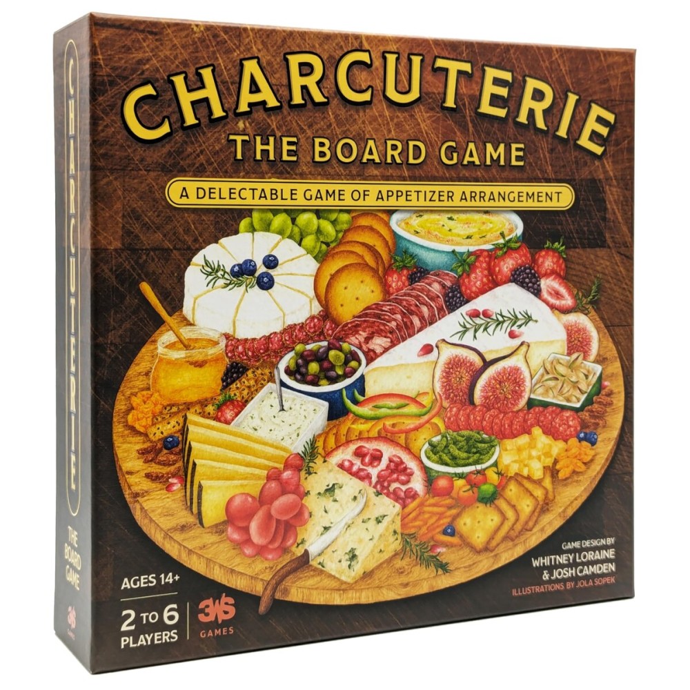 Charcuterie Board Game by 3WS - Deliciously Themed Strategy Game for 2-6 Players, Ages 14+ - Perfect Food Lover\'s Game & Board Game Gift Idea for Family Night & Dinner Parties Charcuterie Board Game by 3WS - Deliciously Themed Strategy Game for 2-6 Players, Ages 14+ - Perfect Food Lover\'s Game & Board Game Gift Idea for Family Night & Dinner Parties