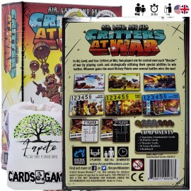 Air, Land and Sea: Critters at War Board Game Bundle with Fapeto Travel Drawstring Bag Air, Land and Sea: Critters at War Board Game Bundle with Fapeto Travel Drawstring Bag