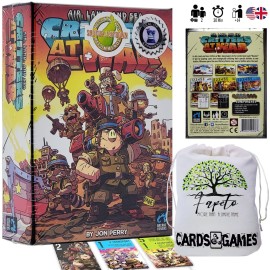 Air, Land and Sea: Critters at War Board Game Bundle with Fapeto Travel Drawstring Bag Air, Land and Sea: Critters at War Board Game Bundle with Fapeto Travel Drawstring Bag