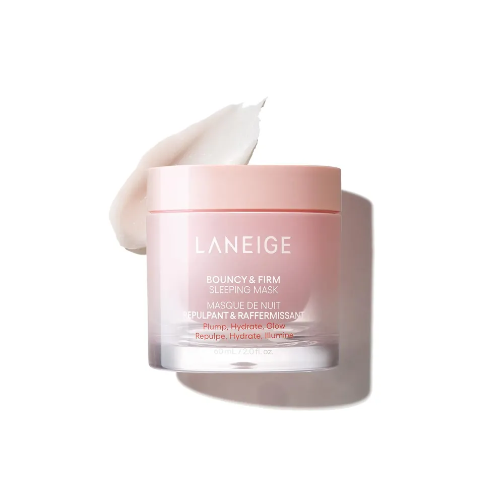 LANEIGE Bouncy and Firm Sleeping Mask: Revitalize, Smooth, Peony & Collagen Complex, Barrier-Boosting Hydration LANEIGE Bouncy and Firm Sleeping Mask: Revitalize, Smooth, Peony & Collagen Complex, Barrier-Boosting Hydration