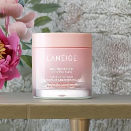 LANEIGE Bouncy and Firm Sleeping Mask: Revitalize, Smooth, Peony & Collagen Complex, Barrier-Boosting Hydration LANEIGE Bouncy and Firm Sleeping Mask: Revitalize, Smooth, Peony & Collagen Complex, Barrier-Boosting Hydration