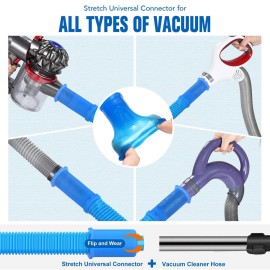 Sealegend Dryer Vent Cleaner Kit Vacuum Hose Attachment Compatible with All Vacuum Cleaner, Quickly Lint Remover Cleaning Supplies Sealegend Dryer Vent Cleaner Kit Vacuum Hose Attachment Compatible with All Vacuum Cleaner, Quickly Lint Remover Cleaning Supplies