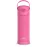 THERMOS FUNTAINER 16 Ounce Stainless Steel Vacuum Insulated Bottle with Wide Spout Lid, Neon Pink