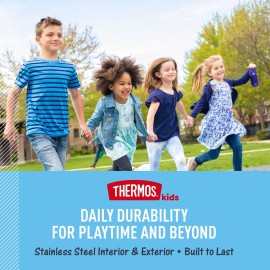 THERMOS FUNTAINER 16 Ounce Stainless Steel Vacuum Insulated Bottle with Wide Spout Lid, Neon Pink THERMOS FUNTAINER 16 Ounce Stainless Steel Vacuum Insulated Bottle with Wide Spout Lid, Neon Pink