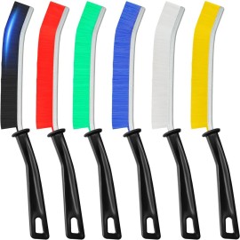 6Pcs Hard Bristle Crevice Cleaning Brush, Multifun..