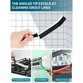 6Pcs Hard Bristle Crevice Cleaning Brush, Multifunctional Premium Crevice Cleaning Tool, Designed for Cleaning Narrow Spaces, Suitable for Toilet, Faucets,Kitchen,Grout, KOSPRIE 6Pcs Hard Bristle Crevice Cleaning Brush, Multifunctional Premium Crevice Cleaning Tool, Designed for Cleaning Narrow Spaces, Suitable for Toilet, Faucets,Kitchen,Grout, KOSPRIE