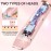 NURSETEK Electric Shaver for Women, 2-in-1 Electric Razor for Womens Legs Underarm Face Pubic Hairs, Rechargeable Razor Body Hair Trimmer Wet & Dry Use
