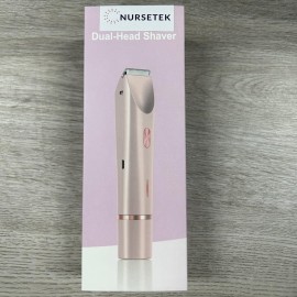 NURSETEK Electric Shaver for Women, 2-in-1 Electric Razor for Womens Legs Underarm Face Pubic Hairs, Rechargeable Razor Body Hair Trimmer Wet & Dry Use NURSETEK Electric Shaver for Women, 2-in-1 Electric Razor for Womens Legs Underarm Face Pubic Hairs, Rechargeable Razor Body Hair Trimmer Wet & Dry Use