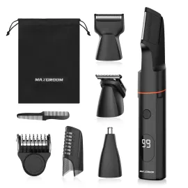 MAXGROOM Manscape Body Hair Trimmer for Men, Waterproof Pubic, Groin & Ball Shaver, No-Nick Mens Grooming Kit with LED Display, Type-C USB Rechargeable, Guide Comb & Travel Lock MAXGROOM Manscape Body Hair Trimmer for Men, Waterproof Pubic, Groin & Ball Shaver, No-Nick Mens Grooming Kit with LED Display, Type-C USB Rechargeable, Guide Comb & Travel Lock