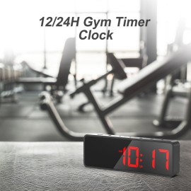 ANJANK Small Portable Gym Timer Clock, Strong Magnet, Workout Interval Timer with Powerful Battery, Stopwatch, Remote Control, Adjustable Brightness, Fitness Digital Timer for Home/Garage/Boxing ANJANK Small Portable Gym Timer Clock, Strong Magnet, Workout Interval Timer with Powerful Battery, Stopwatch, Remote Control, Adjustable Brightness, Fitness Digital Timer for Home/Garage/Boxing