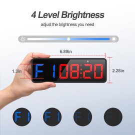 ANJANK Small Portable Gym Timer Clock, Strong Magnet, Workout Interval Timer with Powerful Battery, Stopwatch, Remote Control, Adjustable Brightness, Fitness Digital Timer for Home/Garage/Boxing ANJANK Small Portable Gym Timer Clock, Strong Magnet, Workout Interval Timer with Powerful Battery, Stopwatch, Remote Control, Adjustable Brightness, Fitness Digital Timer for Home/Garage/Boxing