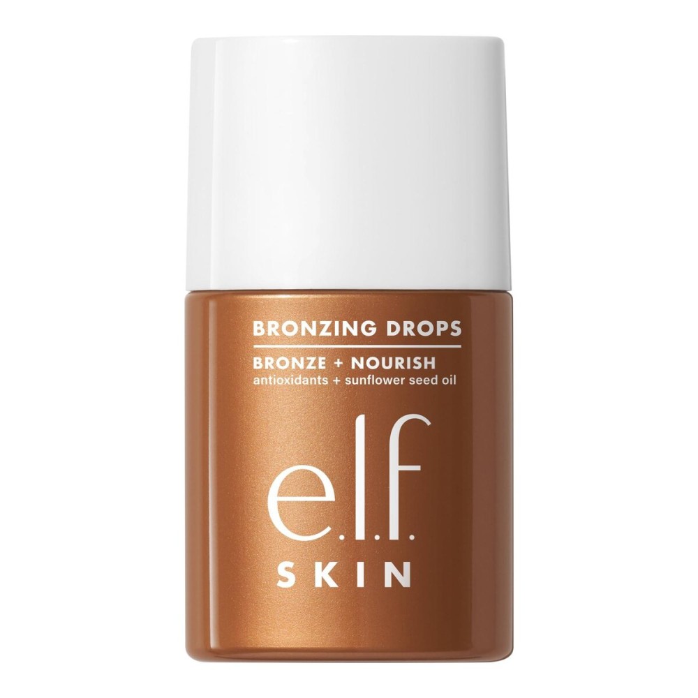 e.l.f. SKIN Bronzing Drops, Liquid Bronzer For Face & Skin, Creates A Sun-Kissed Glow, Infused With Vitamin E, Vegan & Cruelty-Free, Rose Gold e.l.f. SKIN Bronzing Drops, Liquid Bronzer For Face & Skin, Creates A Sun-Kissed Glow, Infused With Vitamin E, Vegan & Cruelty-Free, Rose Gold