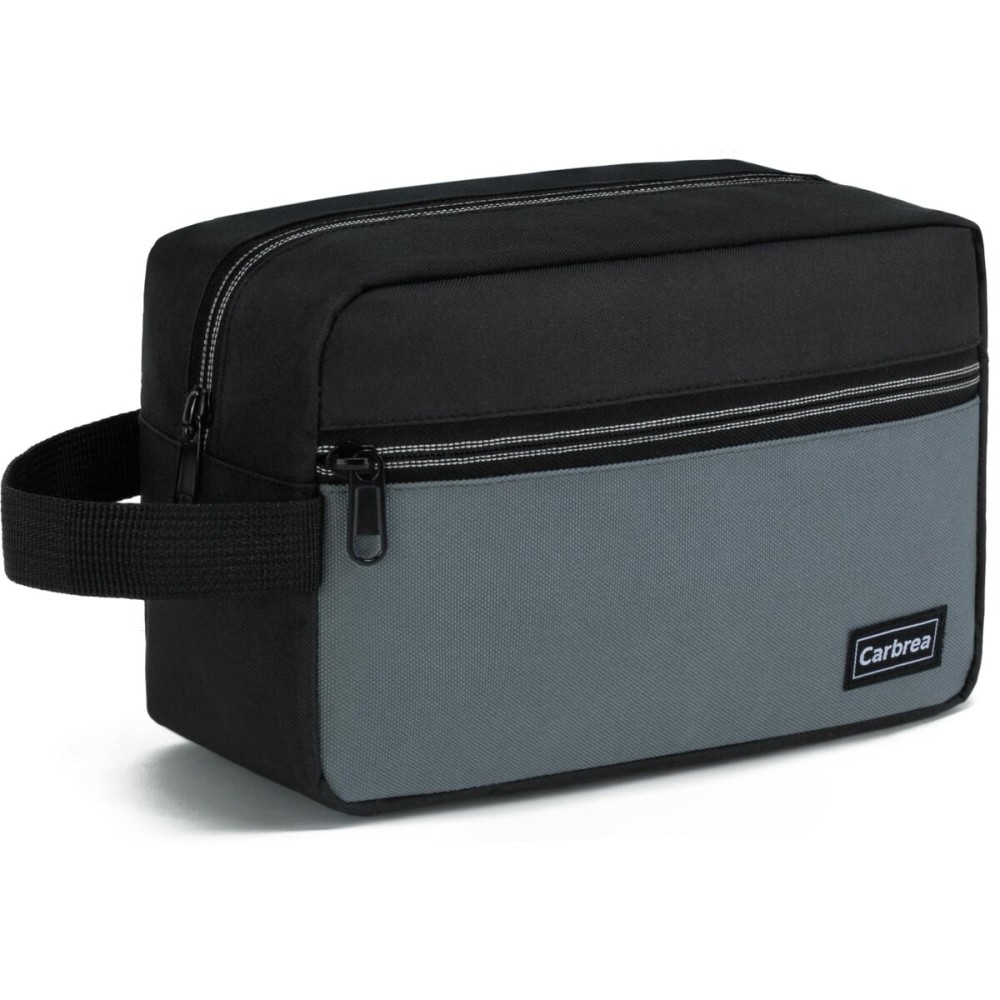 Carbrea Travel Toiletry Bag - Small Toiletry Bag for Men Skincare Bag Doop Kit for Toiletries Accessories Gifts - Black Carbrea Travel Toiletry Bag - Small Toiletry Bag for Men Skincare Bag Doop Kit for Toiletries Accessories Gifts - Black