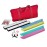 usamjtable 166 Tiles American Mahjong Set in Red Soft Light Weight Bag, 4 Color All in One Pushers Racks Western Mahjongg
