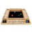 Pacific Shore Games Shut The Box Game 4 Player, Natural Wood, Dice Games, Wooden Board Games for Adults, 10 Number Tiles, 12 inch Board