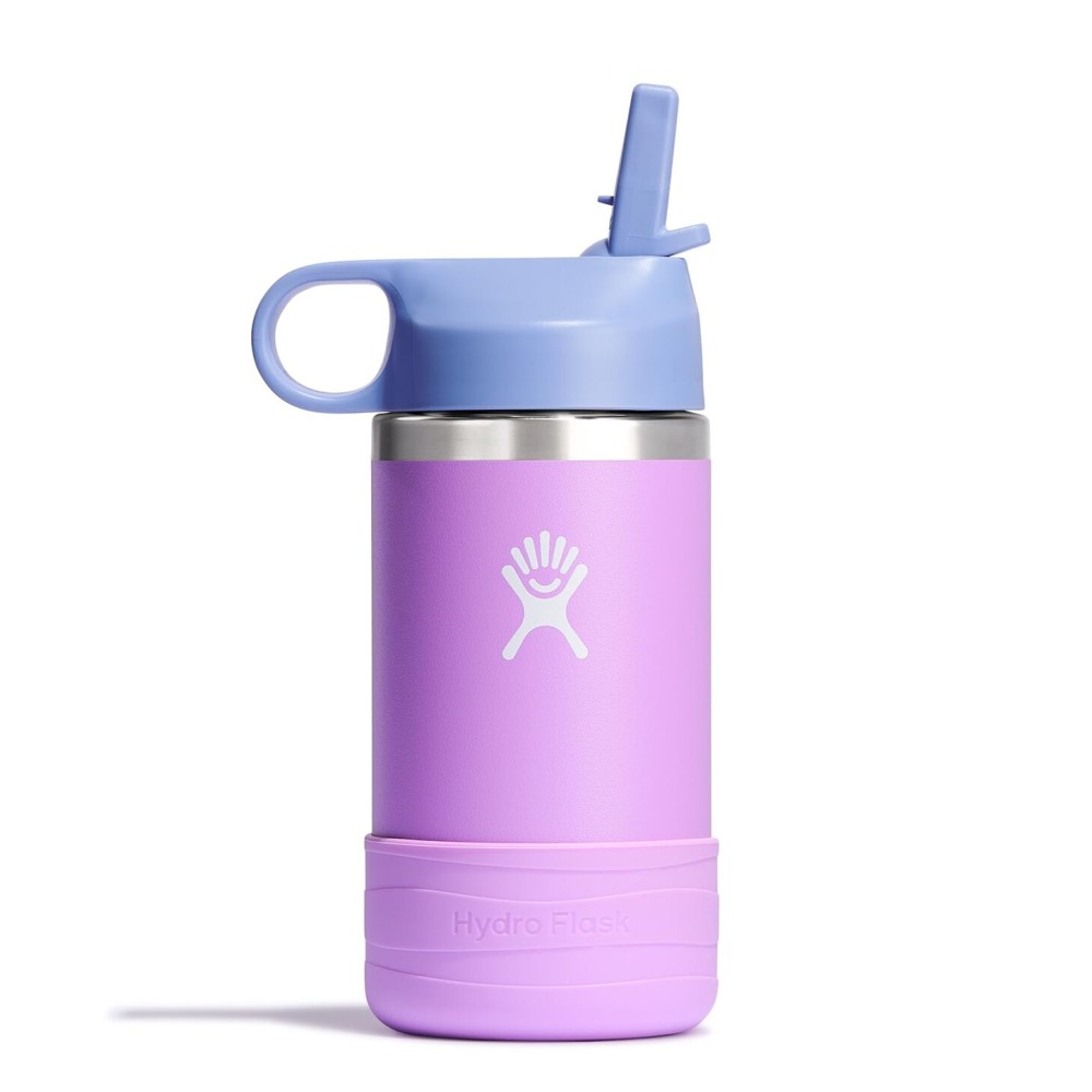 Hydro Flask 12 Oz Kids Wide Mouth Straw Cap and Boot Anemone