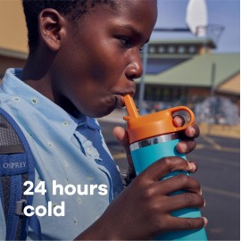 Hydro Flask 12 Oz Kids Wide Mouth Straw Cap and Boot Anemone