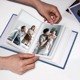 Vienrose Small Photo Album 4x6 Slip-in Picture Album 50 Pages Holds 100 Photos, Portable Photo Book 4x6 for Wedding Family Baby Travel Blue Vienrose Small Photo Album 4x6 Slip-in Picture Album 50 Pages Holds 100 Photos, Portable Photo Book 4x6 for Wedding Family Baby Travel Blue
