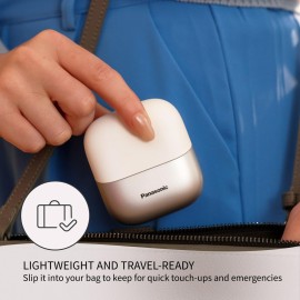 Panasonic Swipe Right Travel Shaver for Women, Portable Electric Razor with USB-C Charging, 3-Blade Cutting System for Dry or Wet Use - ES-CM3A-W