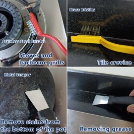 10Pcs Crevice Cleaning Tools, Gap Cleaning Brush Set,Cleaning Brushes Small Spaces, Hard Bristle Crevice Cleaning Brush Tool for Household Use Bathroom Tiles Kitchen 10Pcs Crevice Cleaning Tools, Gap Cleaning Brush Set,Cleaning Brushes Small Spaces, Hard Bristle Crevice Cleaning Brush Tool for Household Use Bathroom Tiles Kitchen