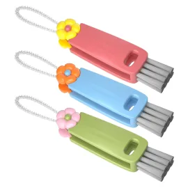 3 in 1 Cup Lid Gap Cleaning Brush Set, Multifunctional Bottle Cleaning Brush, Cup Lid Gap Cleaner, Home Kitchen Crevice Brush Tools(Multicolor)