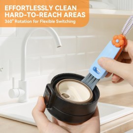 3 in 1 Cup Lid Gap Cleaning Brush Set, Multifunctional Bottle Cleaning Brush, Cup Lid Gap Cleaner, Home Kitchen Crevice Brush Tools(Multicolor) 3 in 1 Cup Lid Gap Cleaning Brush Set, Multifunctional Bottle Cleaning Brush, Cup Lid Gap Cleaner, Home Kitchen Crevice Brush Tools(Multicolor)