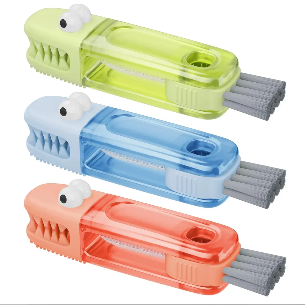 3 in 1 Cup Lid Gap Cleaning Brush Set, Multifunctional Bottle Cleaning Brush, Silicone Cup Lid Gap Cleaner, Home Kitchen Crevice Cleaning Tools (Multicolored) 3 in 1 Cup Lid Gap Cleaning Brush Set, Multifunctional Bottle Cleaning Brush, Silicone Cup Lid Gap Cleaner, Home Kitchen Crevice Cleaning Tools (Multicolored)