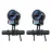 2 Pack Multifunctional Portable Stroller Fan 4 Speed 6600rpm High Speed Usb Rechargeable Personal Mini Handheld Fan Extended Tripod For Desktop Winding Kids Bed Treadmill Bike Golf Cart Outdoor Travel