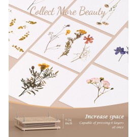 Wakhow Flower Press Kit, 11.02 x 11.02 Large Wooden Flower Pressing for Adults & Kids, Bouquet Preservation Craft Kit, DIY Flowers Drying Art, Ideal Gift for Arts and Crafts Lovers Wakhow Flower Press Kit, 11.02 x 11.02 Large Wooden Flower Pressing for Adults & Kids, Bouquet Preservation Craft Kit, DIY Flowers Drying Art, Ideal Gift for Arts and Crafts Lovers