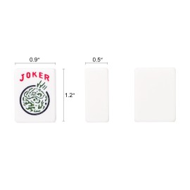 ZGME American Mahjong Set,166 White Tiles with Printed Rectangular Bag and Accessories,4 All-in-One Mahjong Racks with Pushers,Complete Western Mahjong Set ZGME American Mahjong Set,166 White Tiles with Printed Rectangular Bag and Accessories,4 All-in-One Mahjong Racks with Pushers,Complete Western Mahjong Set