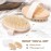 2 Pack Dry Brushing Body Brush, Natural Bristle Exfoliating Brush with Massage Nodes, for Lymphatic Drainage and Improving Skin Health and Reduces Acne