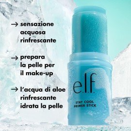 e.l.f. Stay Cool Primer Stick, Hydrating Gel Primer Preps Skin For Makeup, Imparts A Cooling Feel, Infused With Aloe Water, Vegan & Cruelty-Free e.l.f. Stay Cool Primer Stick, Hydrating Gel Primer Preps Skin For Makeup, Imparts A Cooling Feel, Infused With Aloe Water, Vegan & Cruelty-Free